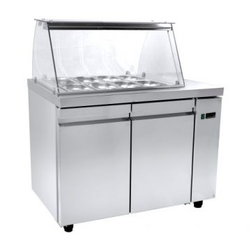 Ψυγείο-Βιτρίνα σαλατών χωρίς ψυκτικό μηχάνημα 105x70