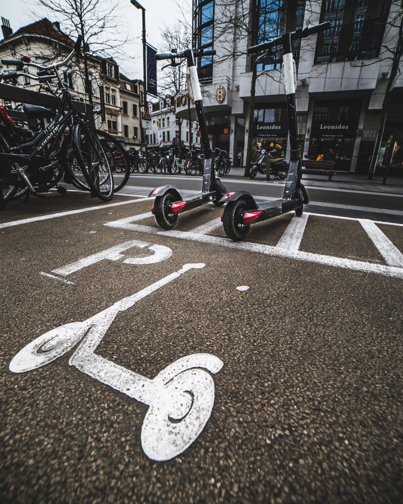electric scooter parking