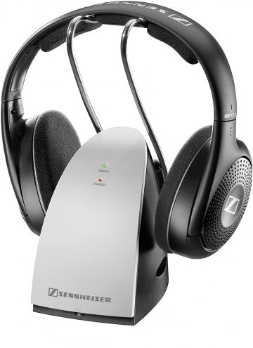 Sennheiser RS120 Wireless Over Ear Headphones - Silver & Black.