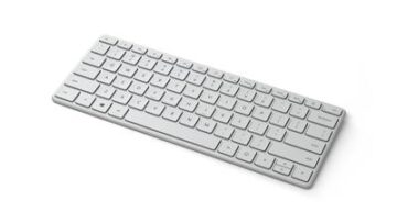 Microsoft Designer Compact keyboard Bluetooth White