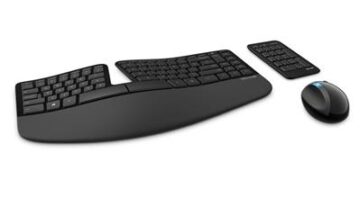Microsoft Sculpt Ergonomic Desktop keyboard RF Wireless Black