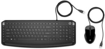 HP Pavilion 250 keyboard USB QWERTZ Greek Black