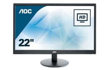 AOC Basic-line E2270SWN LED display 54.6 cm (21.5") 1920 x 1080 pixels Full HD LCD Black