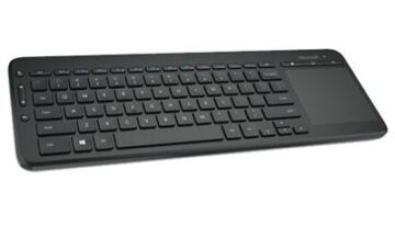 Microsoft All-in-One Media keyboard RF Wireless Black