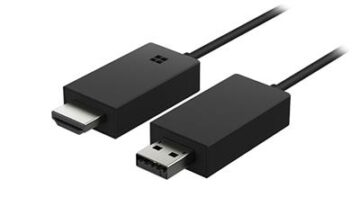 Microsoft P3Q-00013 cable interface/gender adapter HDMI USB Titanium