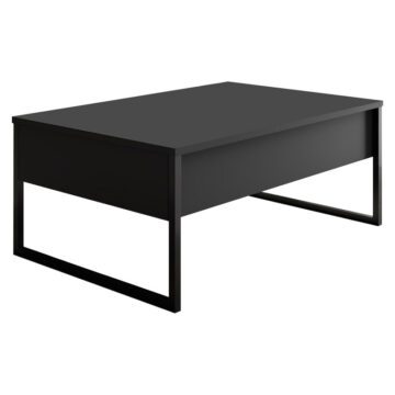 Τραπέζι σαλονιού PWF-0626 ανθρακί-μαύρο 90x60x40εκ