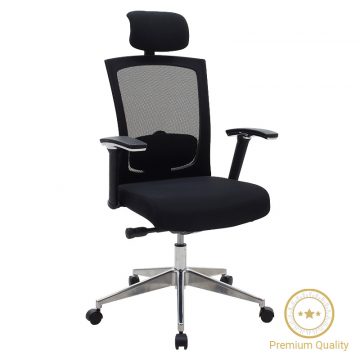 Καρέκλα γραφείου διευθυντή Nairn Premium mesh μαύρο