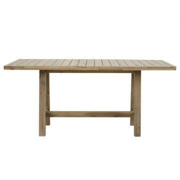 Τραπέζι Malibu φυσικό ξύλο ακακία 170x90x75.5εκ