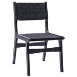 Καρέκλα Ridley ξύλο-pu μαύρο