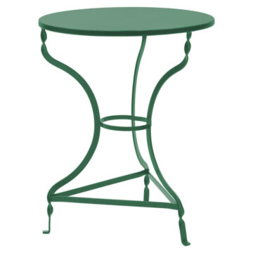 Τραπέζι Noah μεταλλικό πράσινο Φ58x72εκ