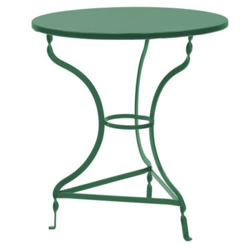 Τραπέζι Noah μεταλλικό πράσινο Φ70x72εκ