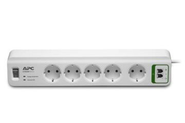 APC PM5T-GR surge protector 5 AC outlet(s) 230 V White 1.83 m