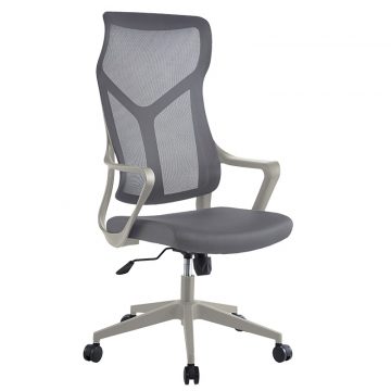 Καρέκλα γραφείου διευθυντή Flexibility mend ύφασμα mesh γκρι