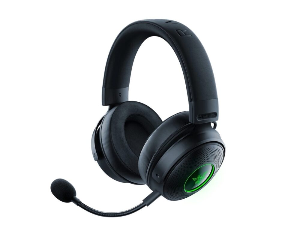 Razer KRAKEN V3 PRO - Wireless - Haptic Feedback - 7.1 RGB Gaming Headset - THX Audio