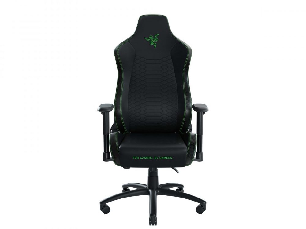 Razer ISKUR X - XL Green/Black - Gaming Chair - Lumbar Support - Synthetic Leather -Memory Foam Head