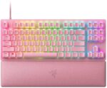 Razer HUNTSMAN V2 Tenkeyless QUARTZ - RGB Optical Gaming Keyboard (Linear Red Switch) - US Layout