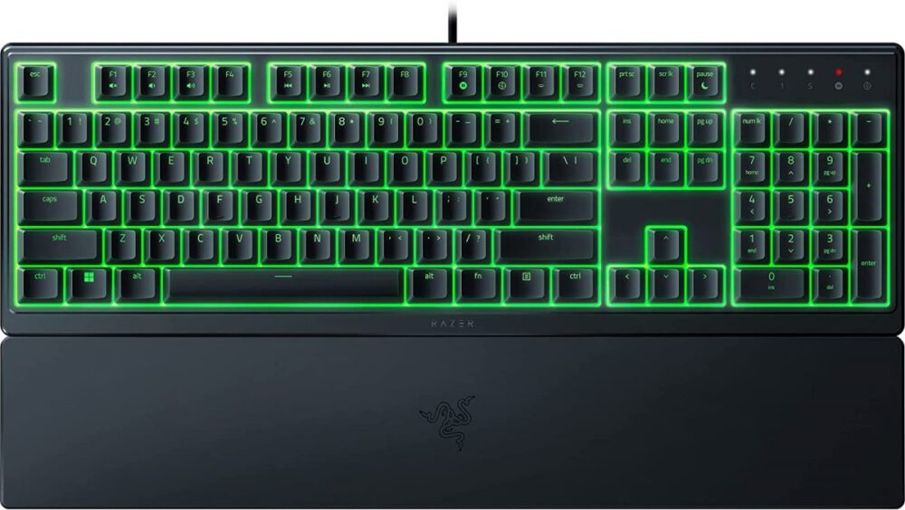 Razer ORNATA V3 X Gaming Keyboard - Low Profile Membrane - Split Resist - RGB - US Layout