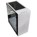 Tempered Glass PC Case - white
