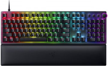 Razer HUNTSMAN V2 - RGB Optical Gaming Keyboard (Clicky Purple Switch) - US Layout