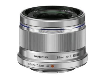 Olympus 25mm 1:1.8 SILVER M.ZUIKO DIGITAL (ES-M2518) Lense Micro FT