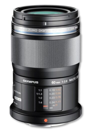 Olympus 60mm 1:2.8 MACRO BLACK M.ZUIKO DIGITAL (EM-M6028) Lense Micro FT