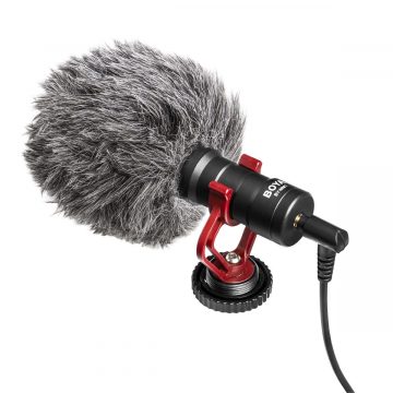 BOYA BY-MM1 shotgun mic Universal Mini Shotgun Mic 3.5mm for camera