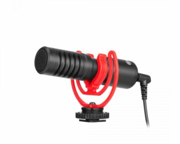 BOYA BY-MM1+ shotgun mic Universal Mini Shotgun Mic 3.5mm for camera