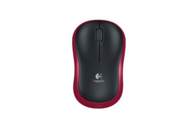 MOUSE WIRELESS LOGITECH M185 RED