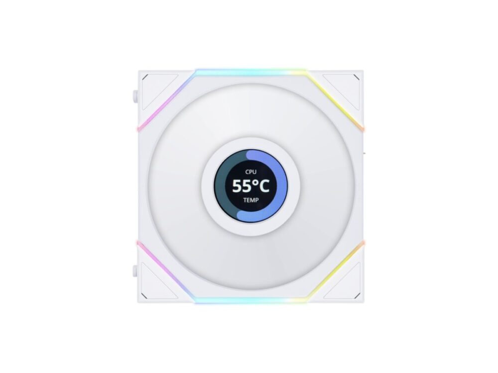 Lian Li UNIFAN TL LCD 120-1PCS Reverse White - Case Fan