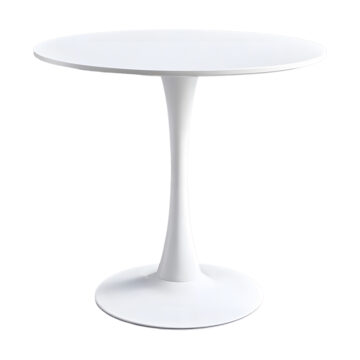 Τραπέζι σαλονιού Elijah λευκό Φ60x74cm