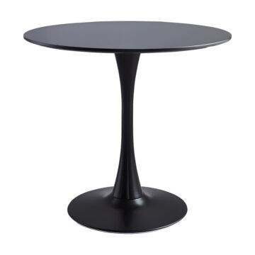 Τραπέζι σαλονιού Elijah μαύρο Φ60x74cm