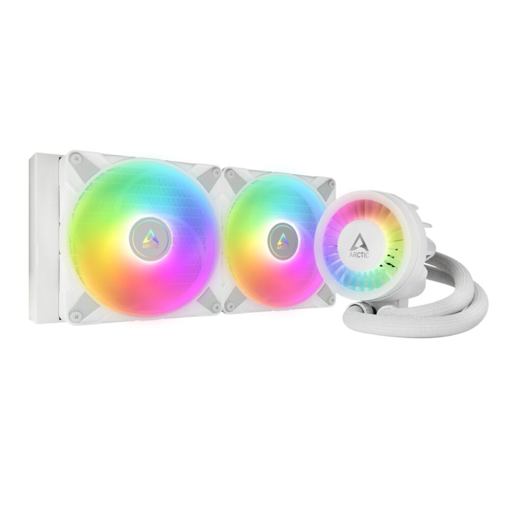 Arctic Liquid Freezer III 280mm A-RGB White AIO CPU Water Cooler 2x P14 PWM PST A-RGB fan