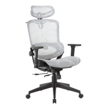 Καρέκλα γραφείου διευθυντή Konilo mesh γκρι 82.5x63.5x114εκ