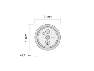 EzViz Wire-free Peephole Doorbell HP4