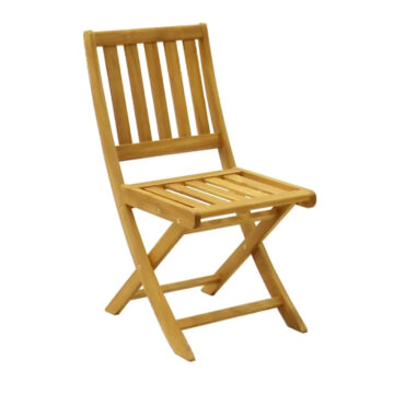 Καρέκλα Elijie πτυσσόμενη ξύλο ακακίας φυσικό 45x62x90εκ