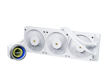 Lian Li Galahad II Trinity Performance 360 White - AIO GPU Liquid Cooler with Performance Fans