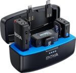 BOYA BOYAMIC Wireless HD Lavalier Microphone iPhone Android Smartphone USB-C Camera 200m range 10h