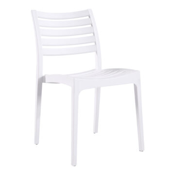 Καρέκλα Gerko με UV protection λευκό pp 57x46x83εκ