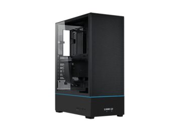 Lian Li SUP01 Black - 45Lt Minimal Footprint Case for Vertical GPU aRGB Strips w. 3x 120mm Fans