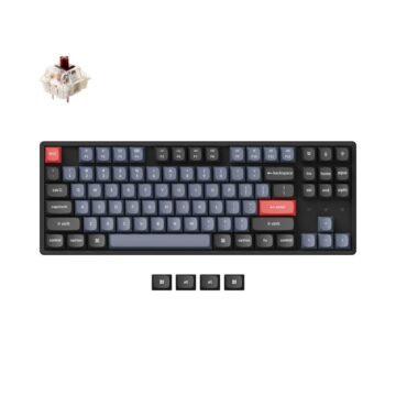 Keychron K8 Pro (K8P-J3) QMK/VIA Wireless Mechanical Keyboard-Brown Switch (Hot-Swappable) 80% US