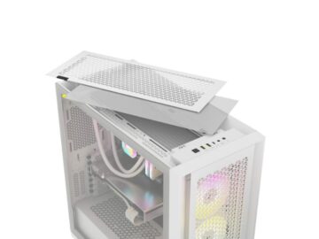 Corsair Mid Tower ATX Case 5000D RGB Windowed Airflow Tempered Glass - White - CC-9011243-WW