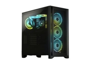 Corsair Mid Tower ATX Case 4000D Airflow Tempered Glass - Black - CC- 9011200-WW