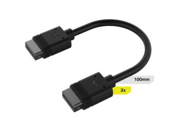 CORSAIR DIY iCUE LINK Cable(2x100mm) - Black