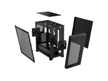 Corsair Mid Tower ATX Case 3000D Airflow Windowed Tempered Glass - Black - CC-9011251-WW