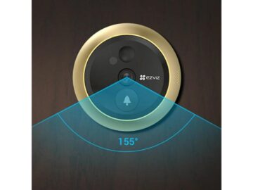 Ezviz Wire-free Peephole Doorbell (DP2C Golden)