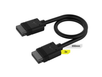 CORSAIR DIY iCUE LINK Cable Black(2x200mm)