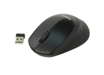 MOUSE LOGITECH M330 WRLS SILENT PLUS BLK