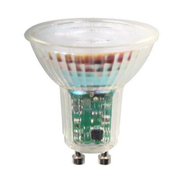 ΛΑΜΠΑ LED GU10 5.5W 550lm 2700K 38° 175-250V DIMMABLE ΓΥΑΛΙ