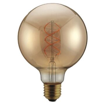 ΛΑΜΠΑ LED G95 FILAMENT "DECOR" 5W E27 1800K 220-240V DIMMABLE  GOLD