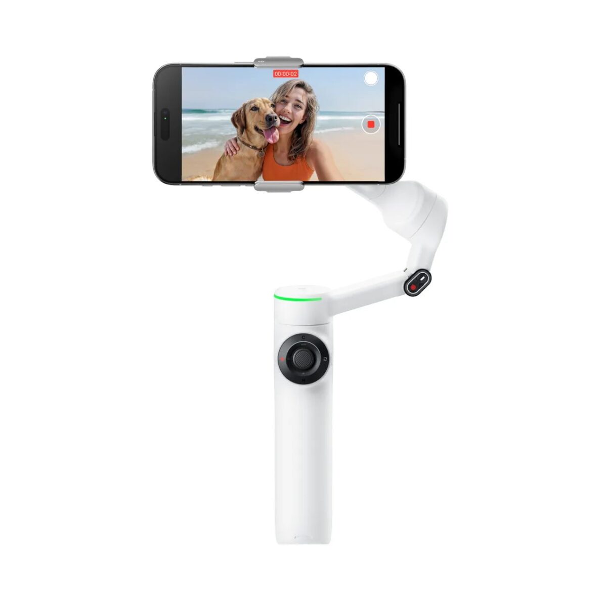 2227_7d5b4be4-a689-4c20-9eeb-969 Insta360 Flow 2 Pro Standard Version (White) A.I. Powered Gimbal Stabilizer for Smartphone USB-C